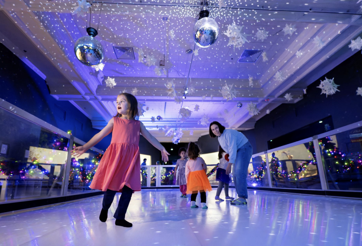 Snowy sensory exhibit at the Denver museum of nature & science
