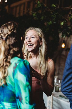 Candid photography of guests at Henham Park Weddings