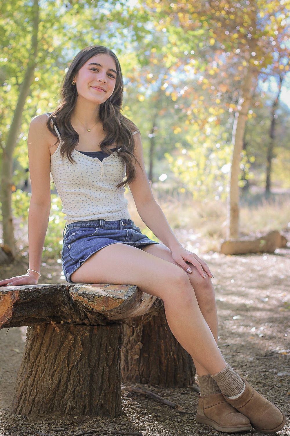 High school portrait session in Alameda open space during the Fall in  Albuquerque, New Mexico.