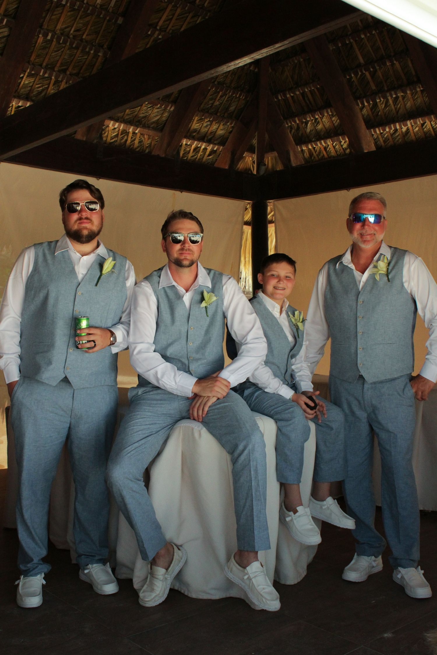 Grooms men, wedding, groom