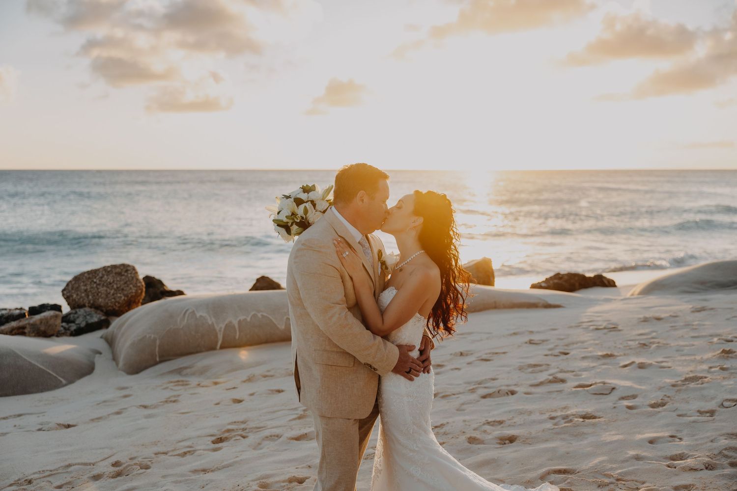 Beach wedding in Aruba at the Divi Hotels