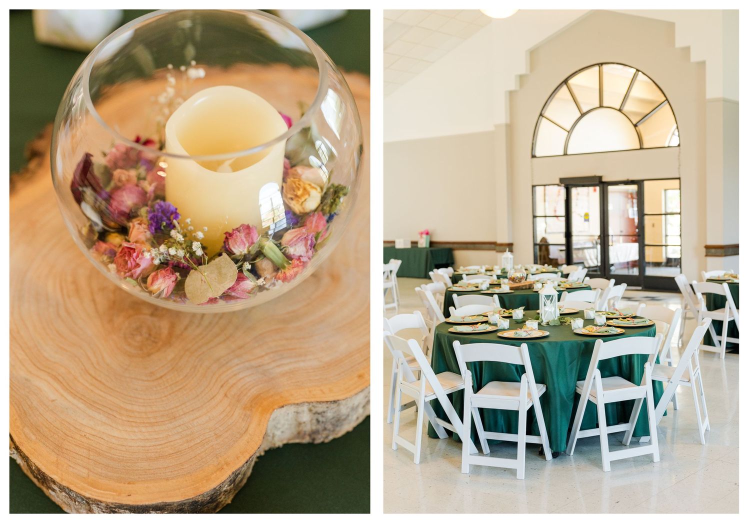 Wedding at St. Monica Catholic Church in Edmond, Oklahoma.