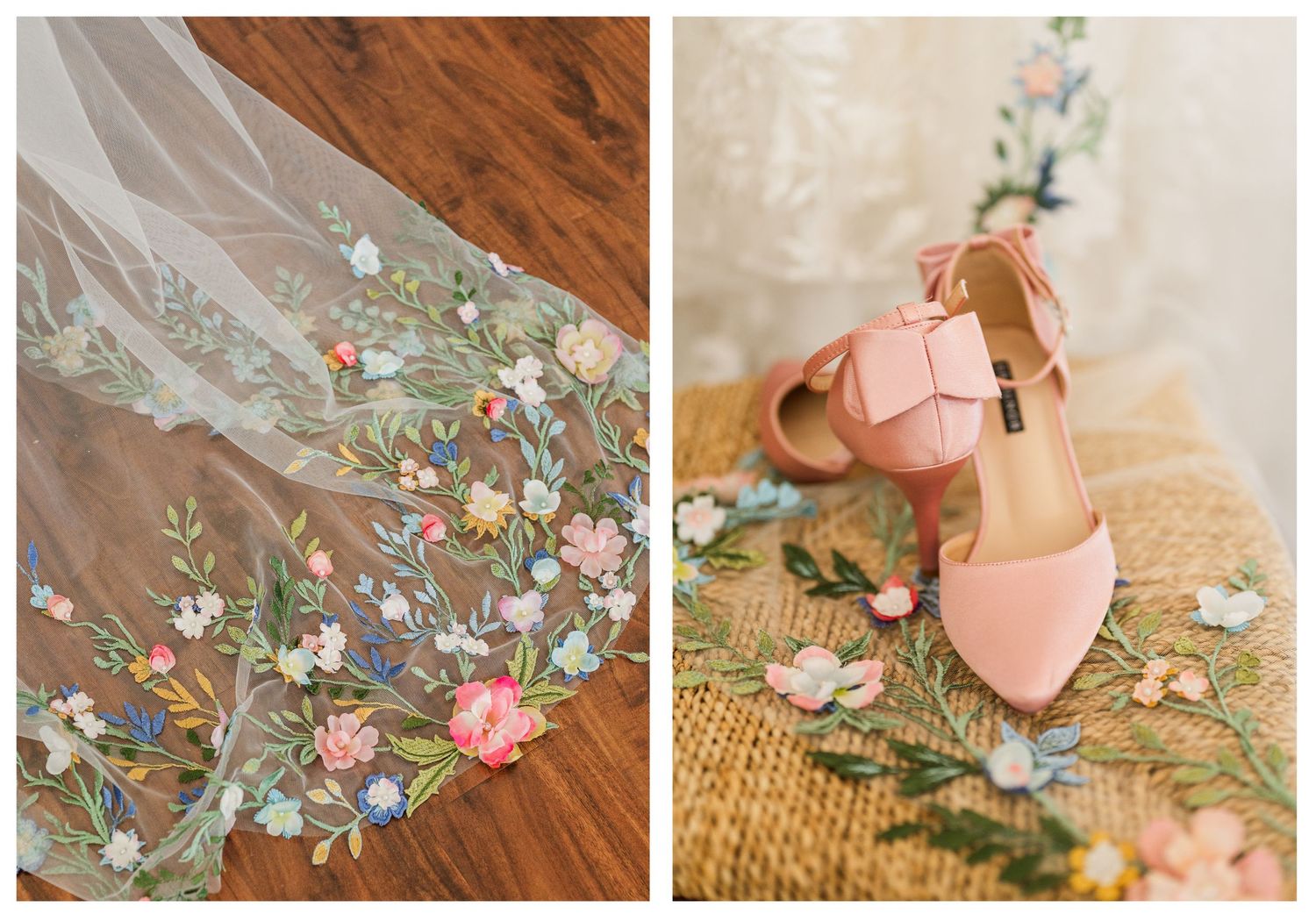 Wedding at St. Monica Catholic Church in Edmond, Oklahoma.