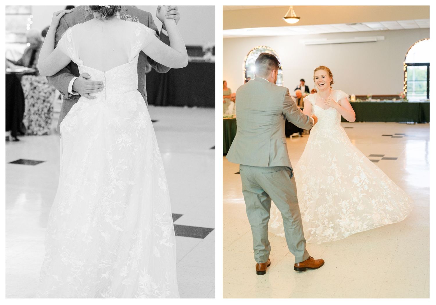 Wedding at St. Monica Catholic Church in Edmond, Oklahoma.
