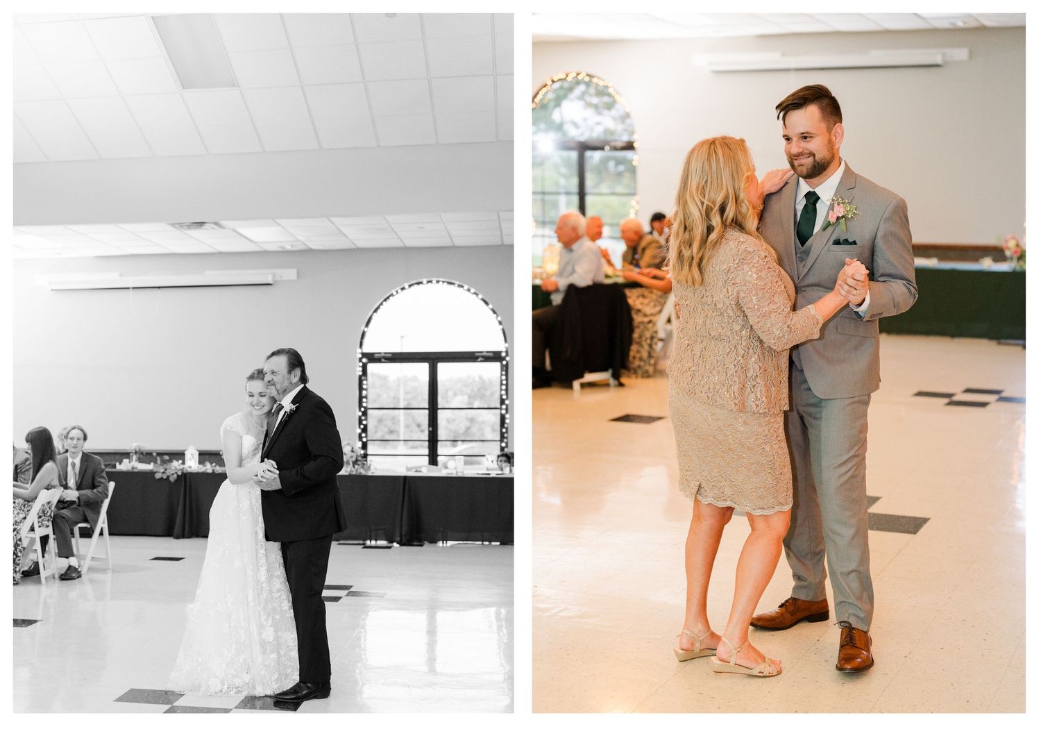 Wedding at St. Monica Catholic Church in Edmond, Oklahoma.