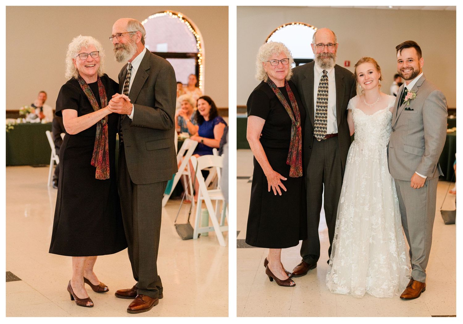 Wedding at St. Monica Catholic Church in Edmond, Oklahoma.