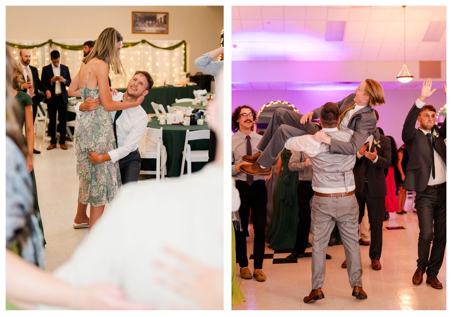 Wedding at St. Monica Catholic Church in Edmond, Oklahoma.