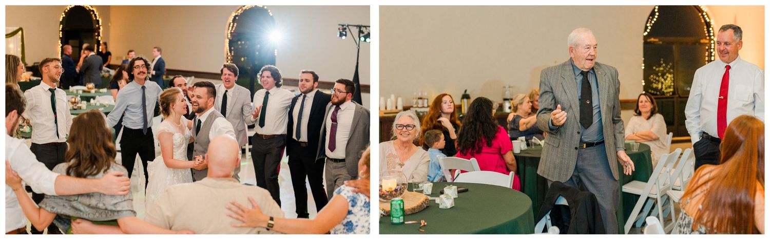 Wedding at St. Monica Catholic Church in Edmond, Oklahoma.