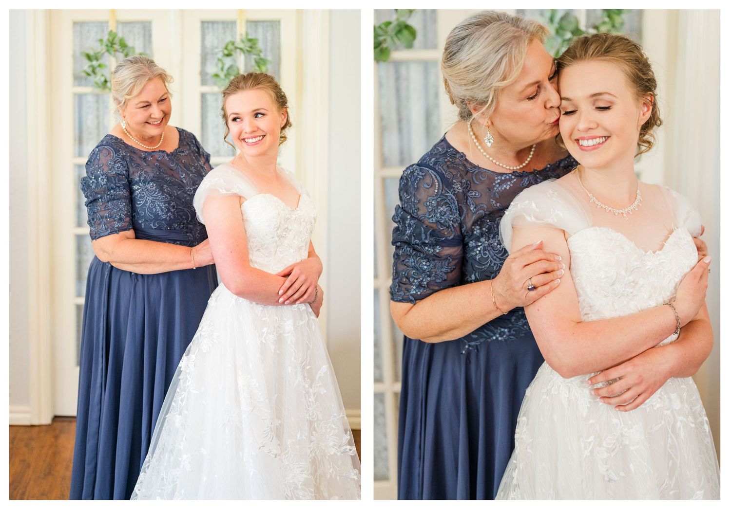 Wedding at St. Monica Catholic Church in Edmond, Oklahoma.
