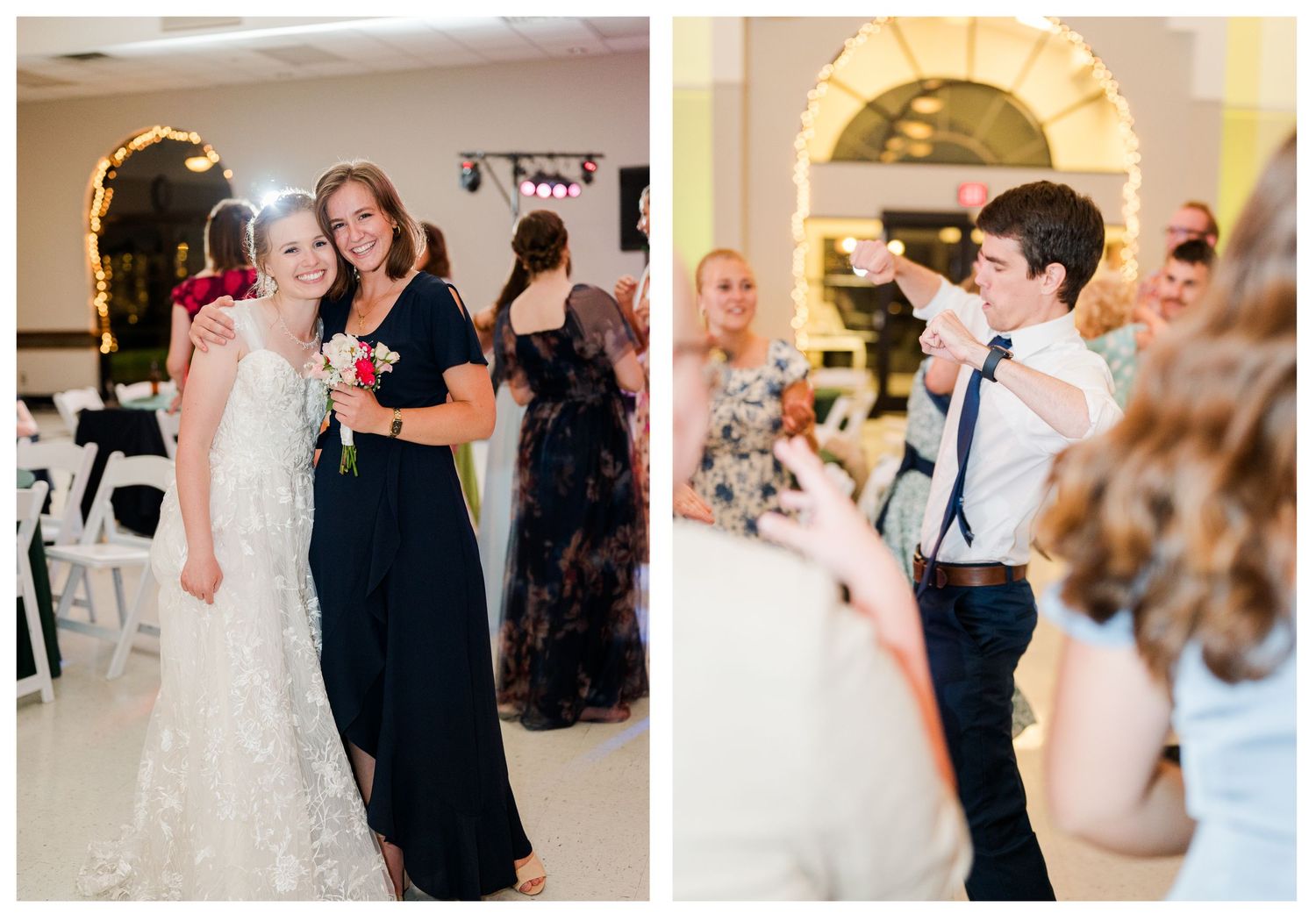 Wedding at St. Monica Catholic Church in Edmond, Oklahoma.