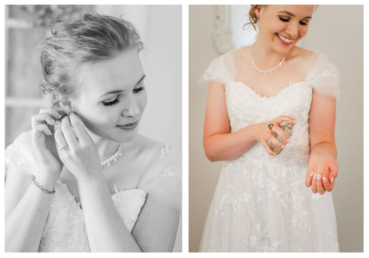 Wedding at St. Monica Catholic Church in Edmond, Oklahoma.