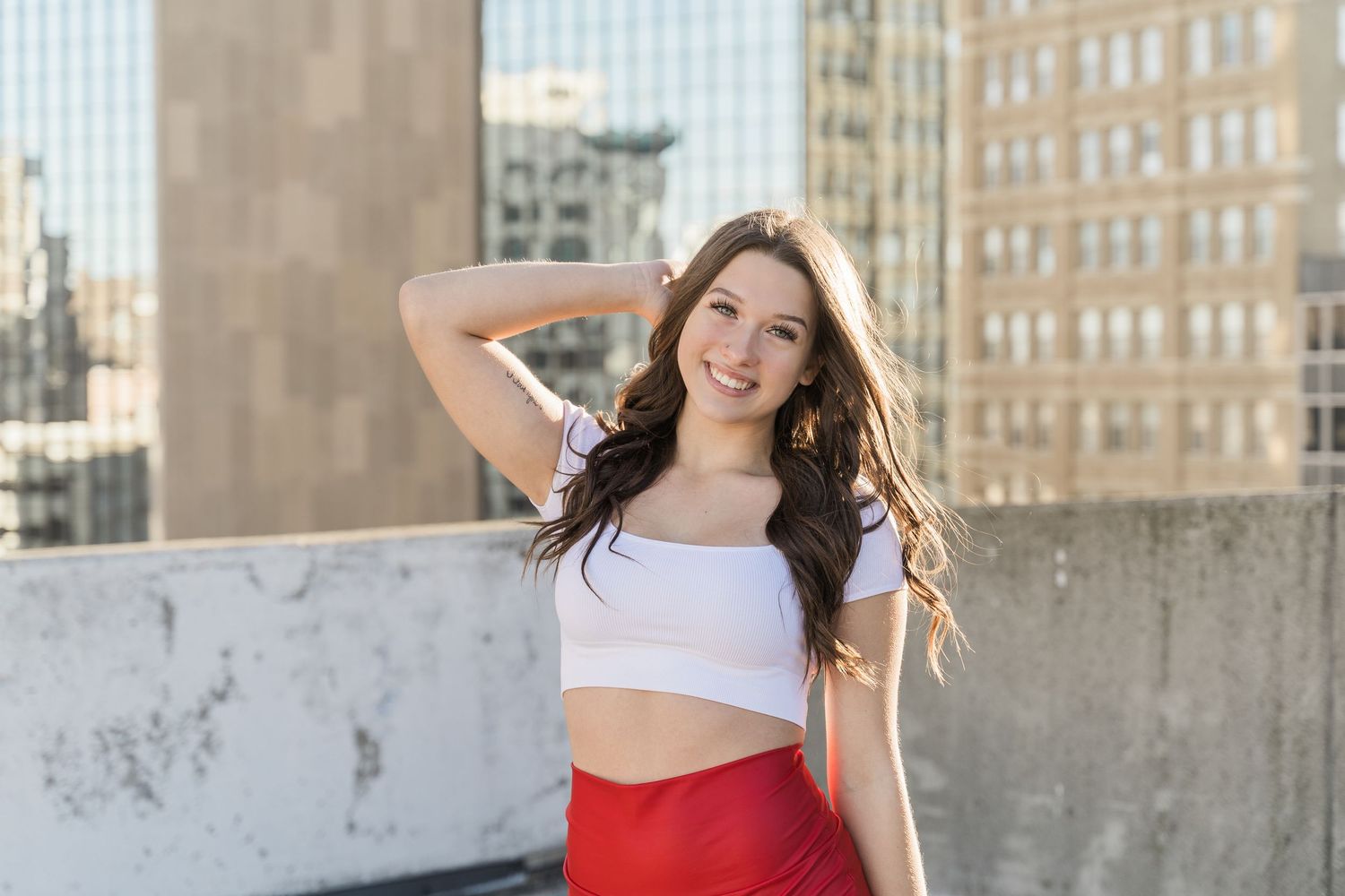 Springfield High School senior photographed with positive review in Downtown Toledo