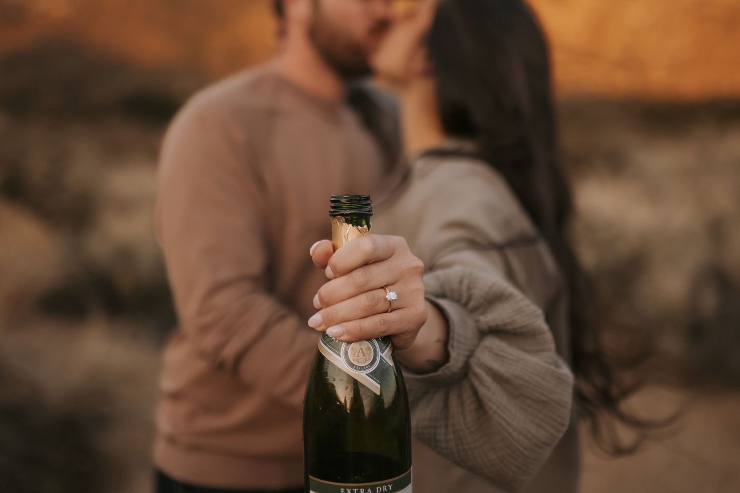 ABQ couples photographer. New Mexico desert engagement. Best places to propose in Albuquerque. Southwest engagement photos. Desert proposal.
