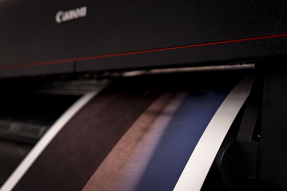 The new canon printer at JRP Studio in Wodonga supplying Fine Art Printing on Canson and Ilford Archival Fine Art Paper.