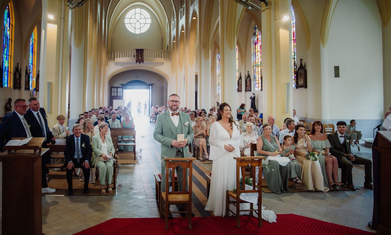 Mariage de Justine & Frédéric,
Une belle journée à la mairie et église de Biache-saint-vaast.
