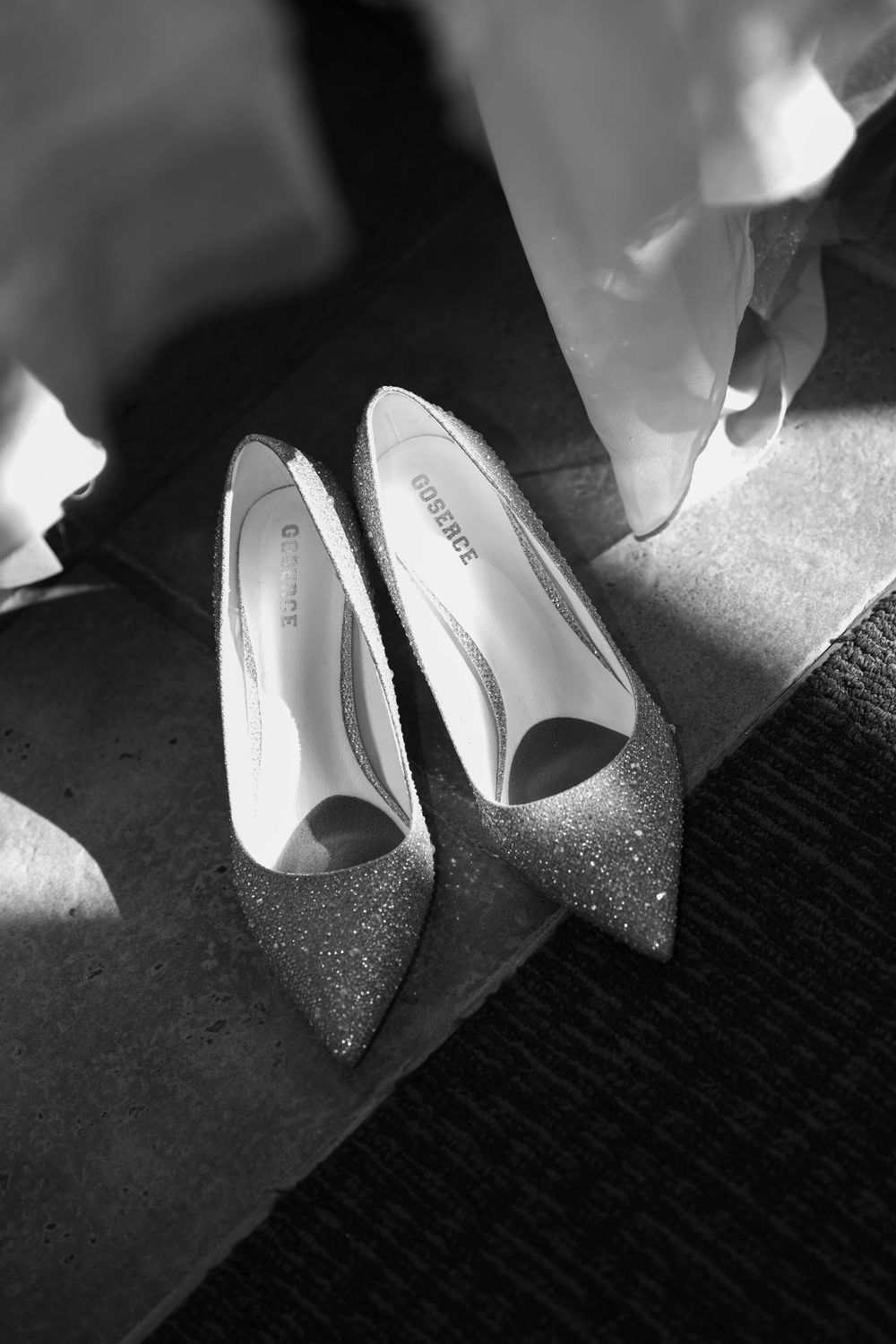 bride's shoes