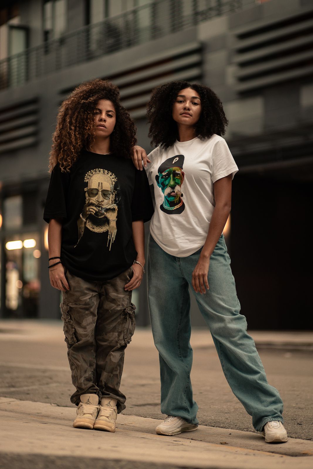 Cinematic fashion campaign photography in South Florida for clothing brands featuring streetwear models by MannyPortraits.