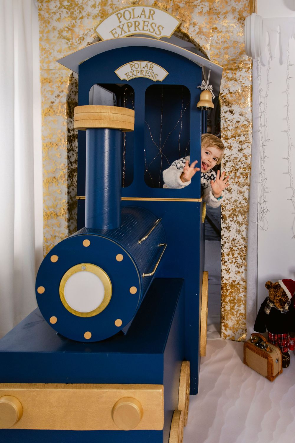 Sessões de Natal 2025 a bordo do Polar Express rumo ao Polo Norte; Sessão de Natal Bem vindos ao Polo Norte a bordo do Polar Express Queijas