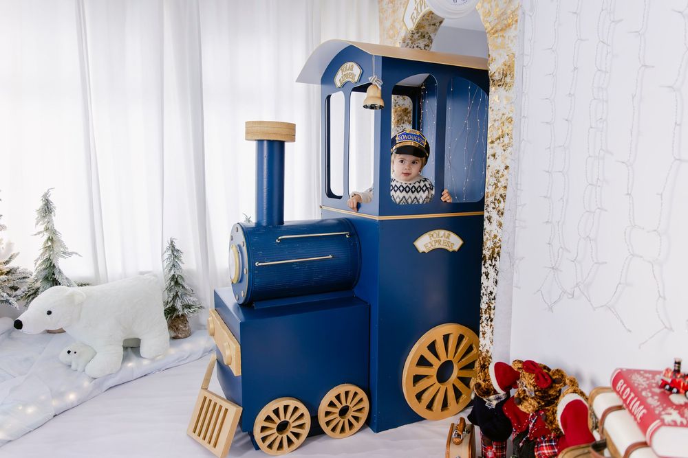 Sessões de Natal 2025 a bordo do Polar Express rumo ao Polo Norte; Sessão de Natal Bem vindos ao Polo Norte a bordo do Polar Express Queijas