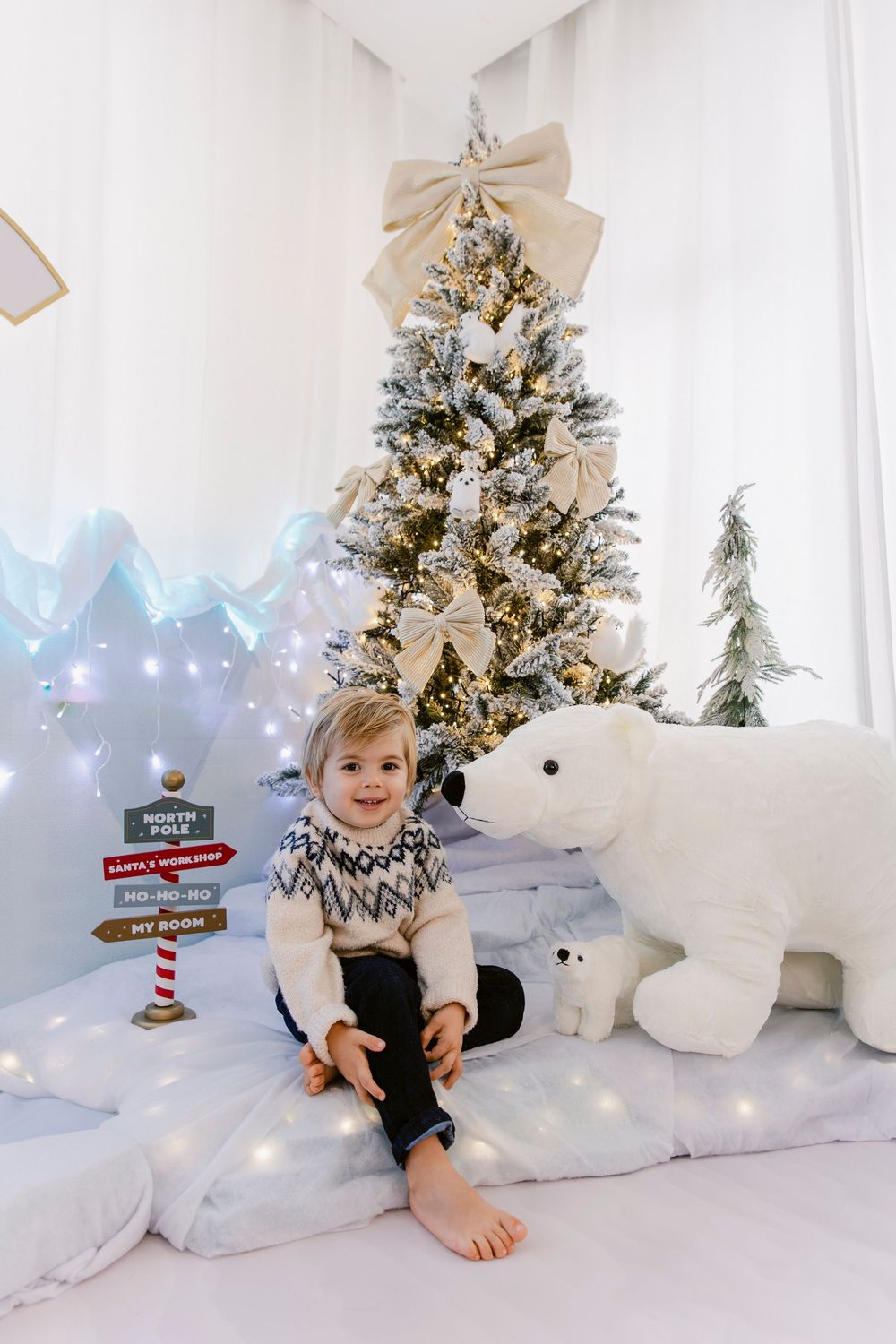 Sessões de Natal 2025 a bordo do Polar Express rumo ao Polo Norte; Sessão de Natal Bem vindos ao Polo Norte a bordo do Polar Express Queijas