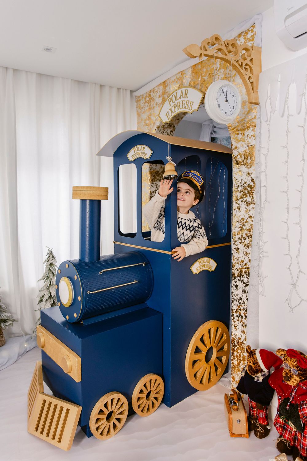 Sessões de Natal 2025 a bordo do Polar Express rumo ao Polo Norte; Sessão de Natal Bem vindos ao Polo Norte a bordo do Polar Express Queijas