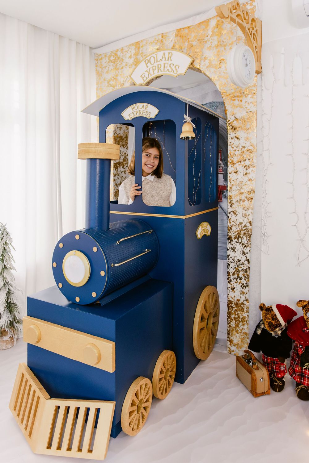 Sessões de Natal 2025 a bordo do Polar Express rumo ao Polo Norte; Sessão de Natal Bem vindos ao Polo Norte a bordo do Polar Express Queijas
