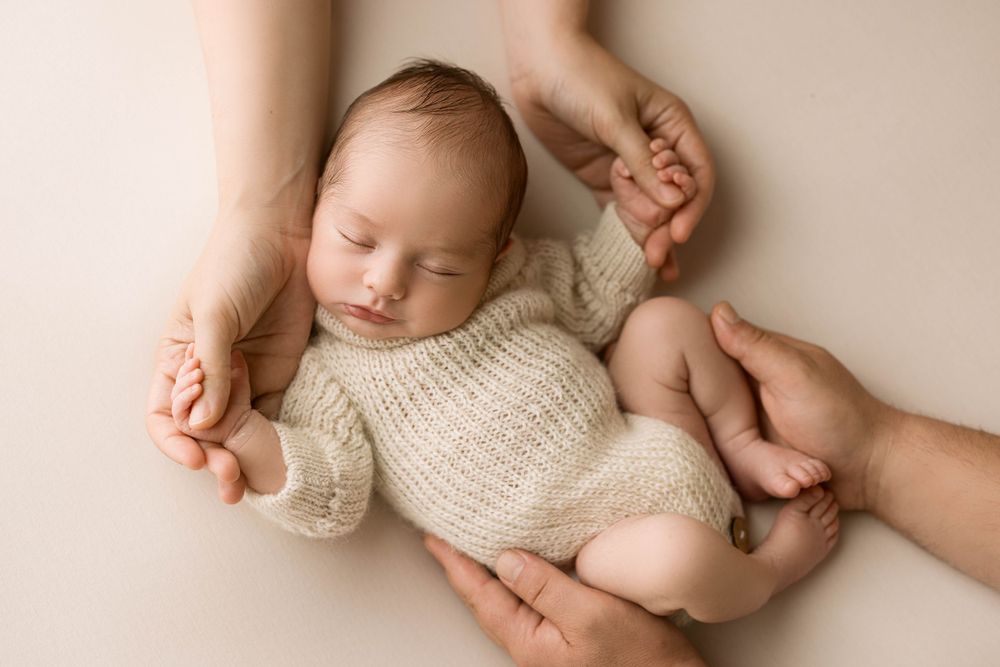 Fotografia de recém-nascido, newborn,  em Vila Nova de Gaia, Porto.