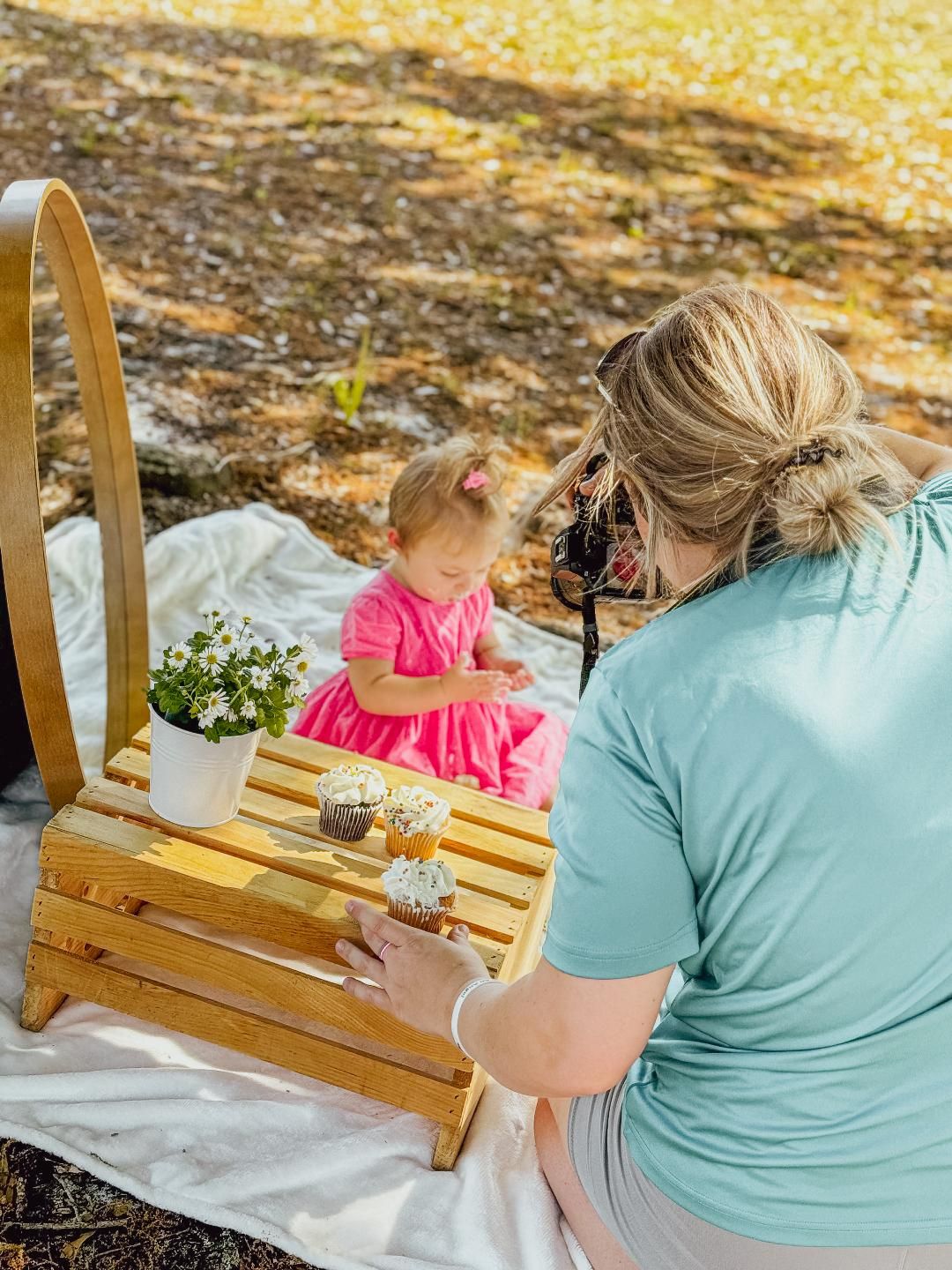 Photographer in action