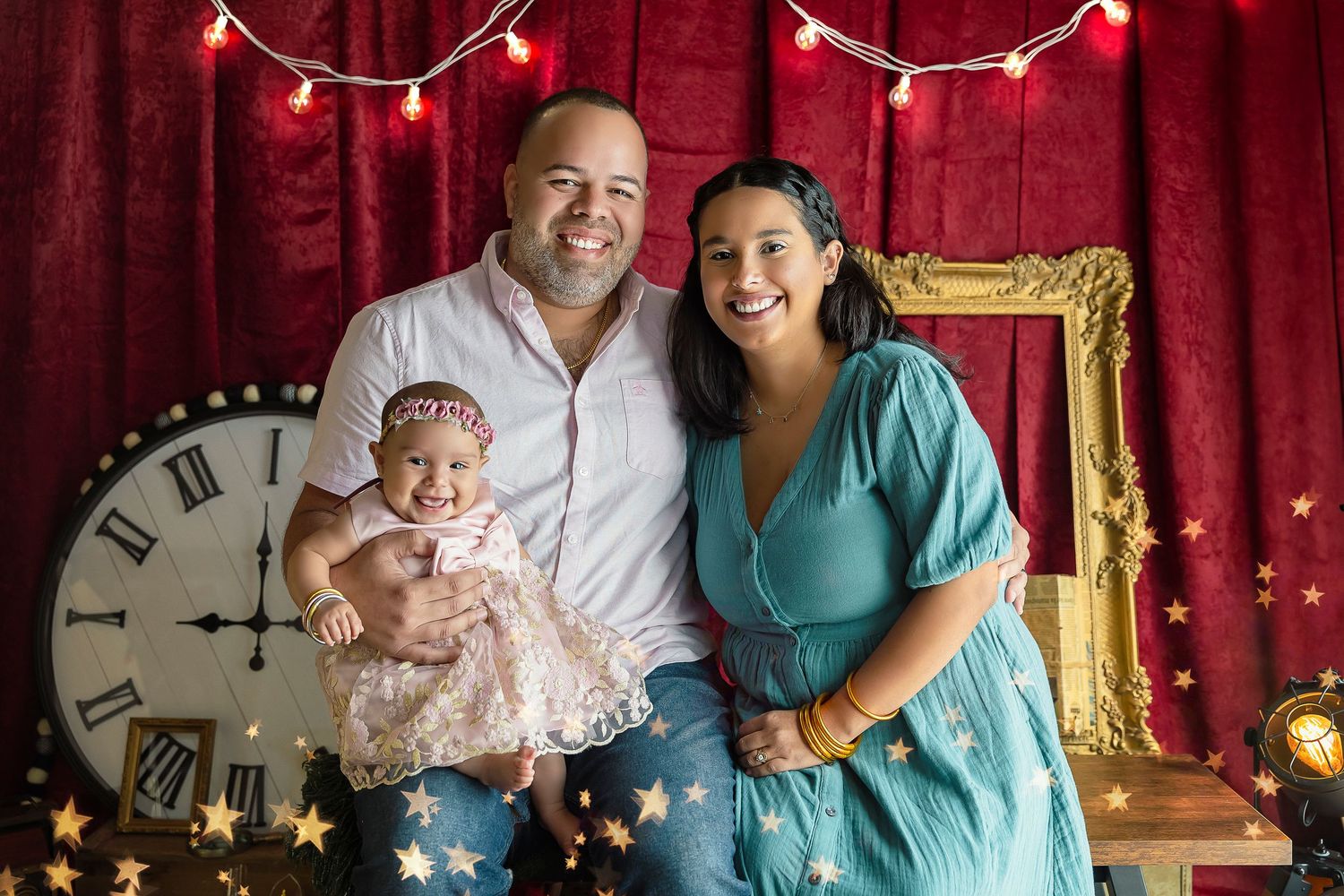 fotografia familiar en estudio en Ponce fotografa de bebes Detres Photography Puerto Rico