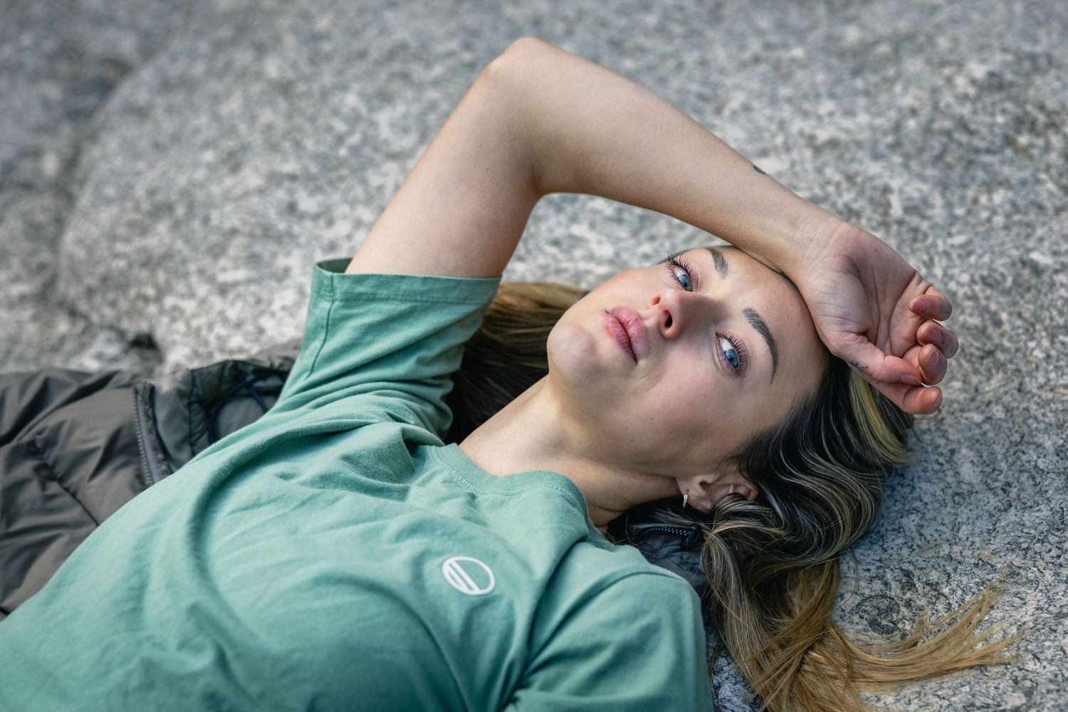 Portrait of Czech climber Jana Svecova. Photo Jan Virt.