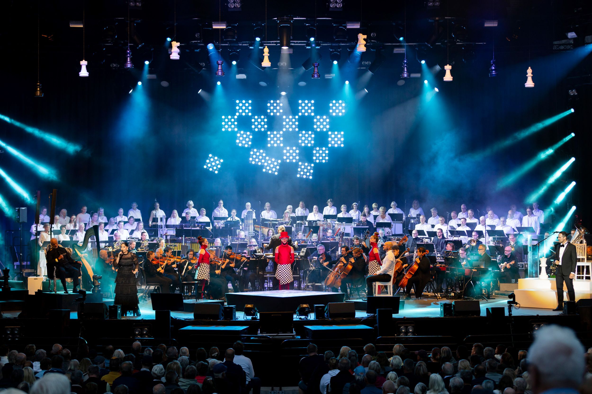 Chess in Concert på Dalhalla. Tocca Entertainment. Fotograf Rebecca Nordin.