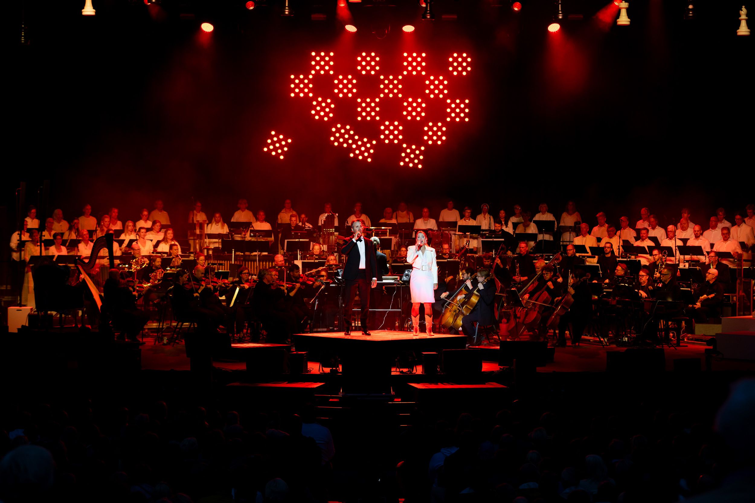Chess in Concert på Dalhalla. Tocca Entertainment. Fotograf Rebecca Nordin.