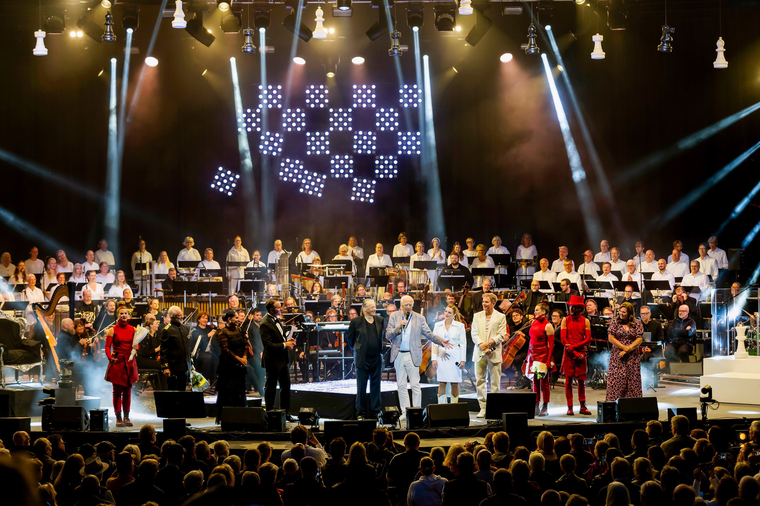 Chess in Concert på Dalhalla. Tocca Entertainment. Fotograf Rebecca Nordin.