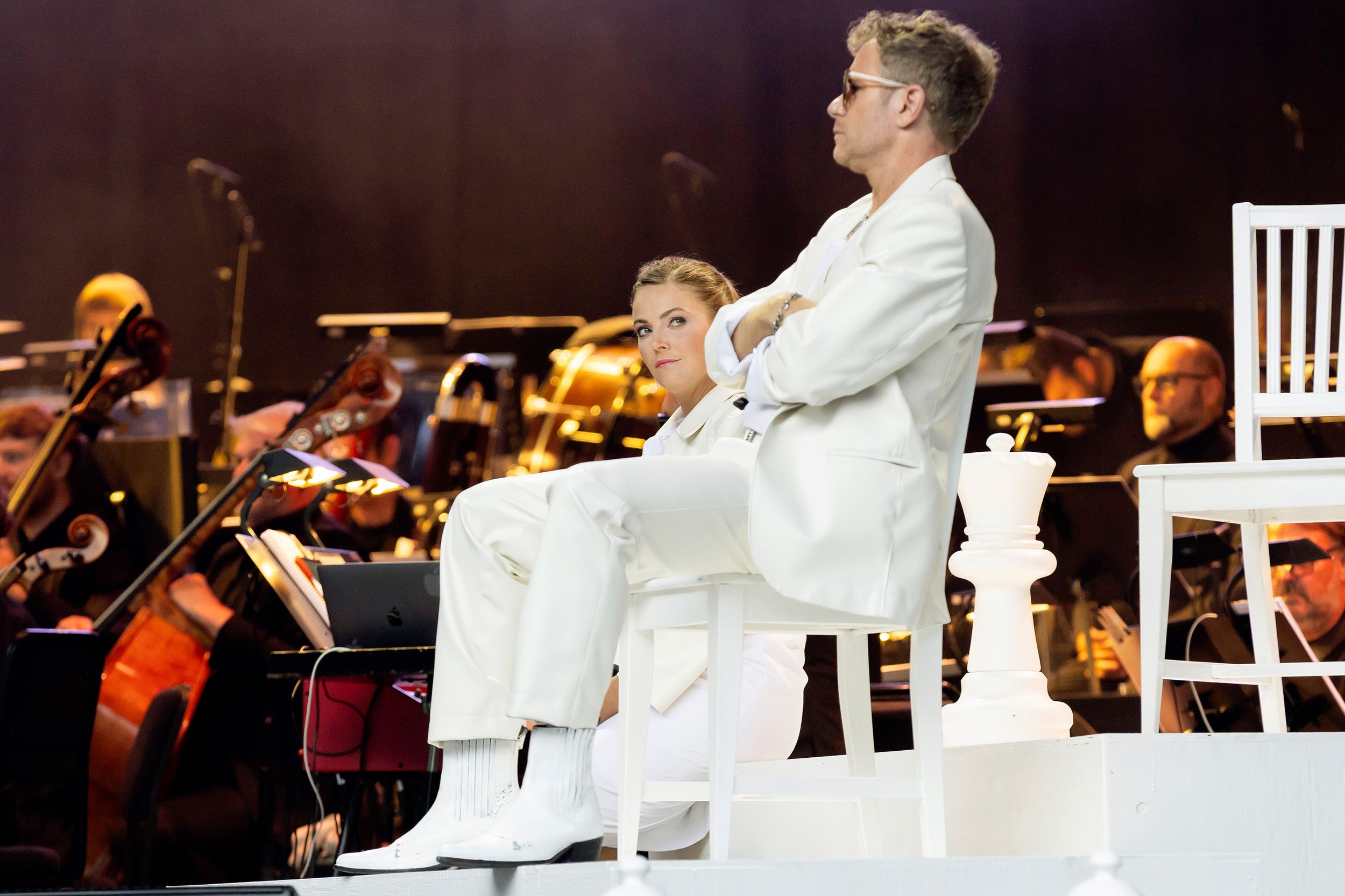 Chess in Concert på Dalhalla. Tocca Entertainment. Fotograf Rebecca Nordin.