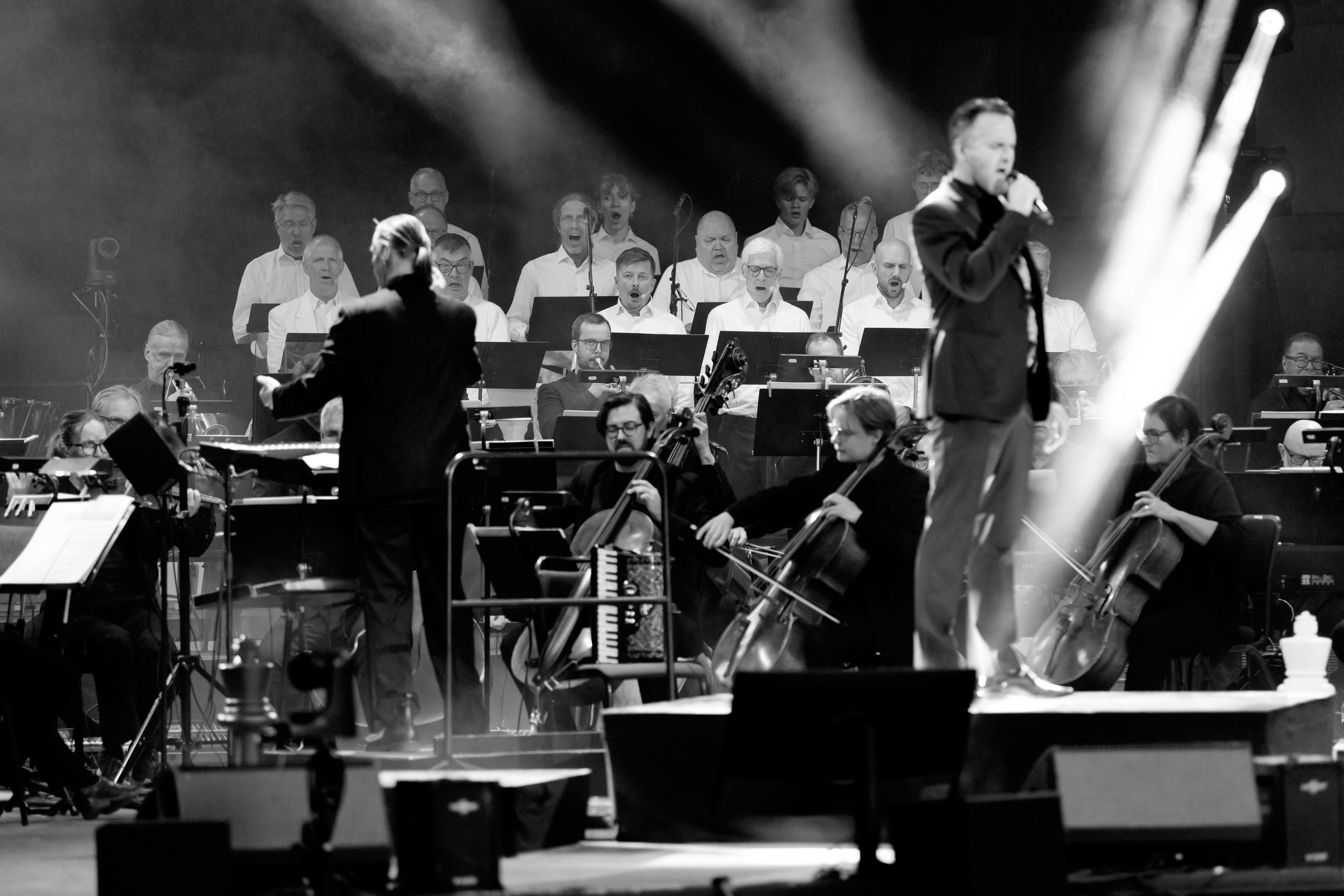 Chess in Concert på Dalhalla. Tocca Entertainment. Fotograf Rebecca Nordin.