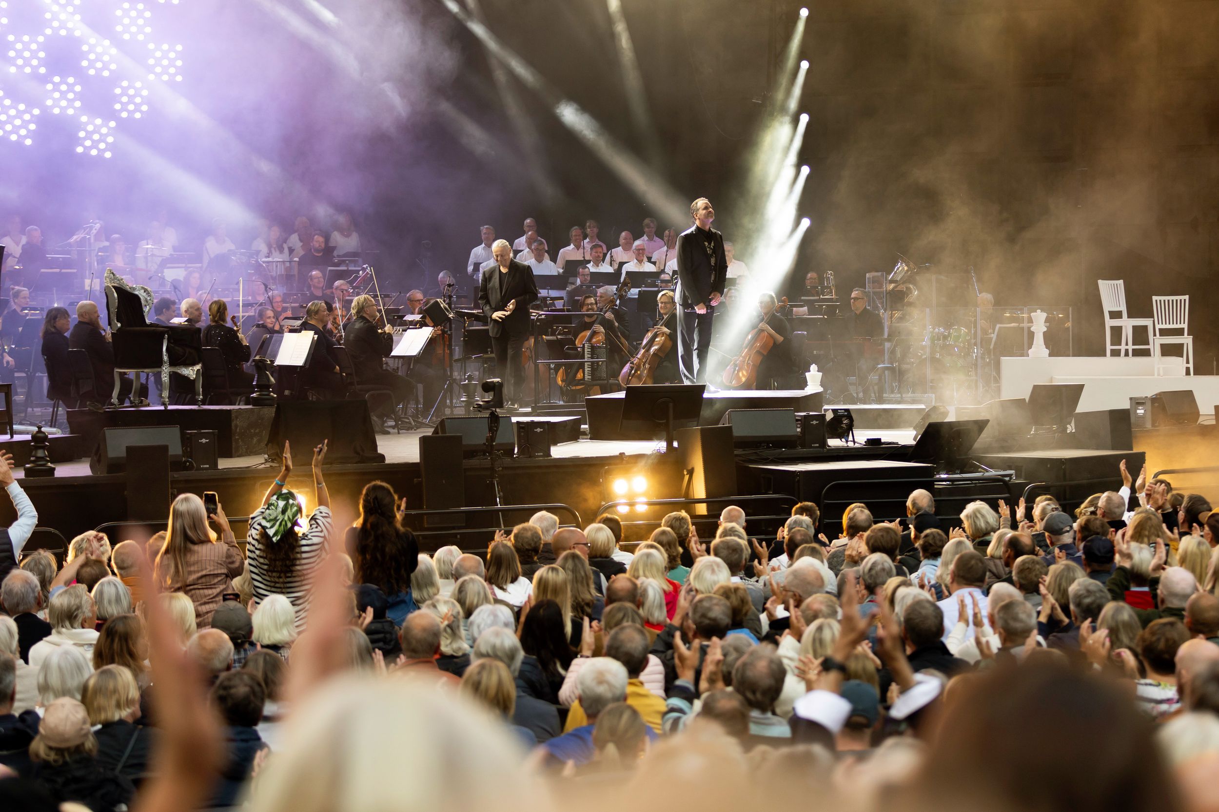 Chess in Concert på Dalhalla. Tocca Entertainment. Fotograf Rebecca Nordin.