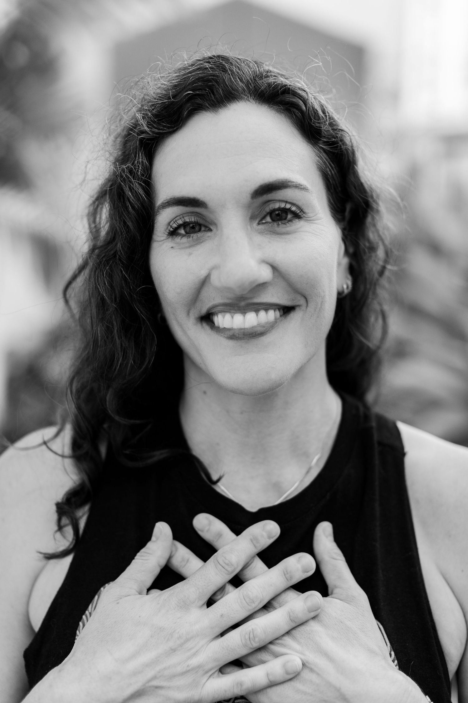 Portrait of a woman in San Juan, Puerto Rico.