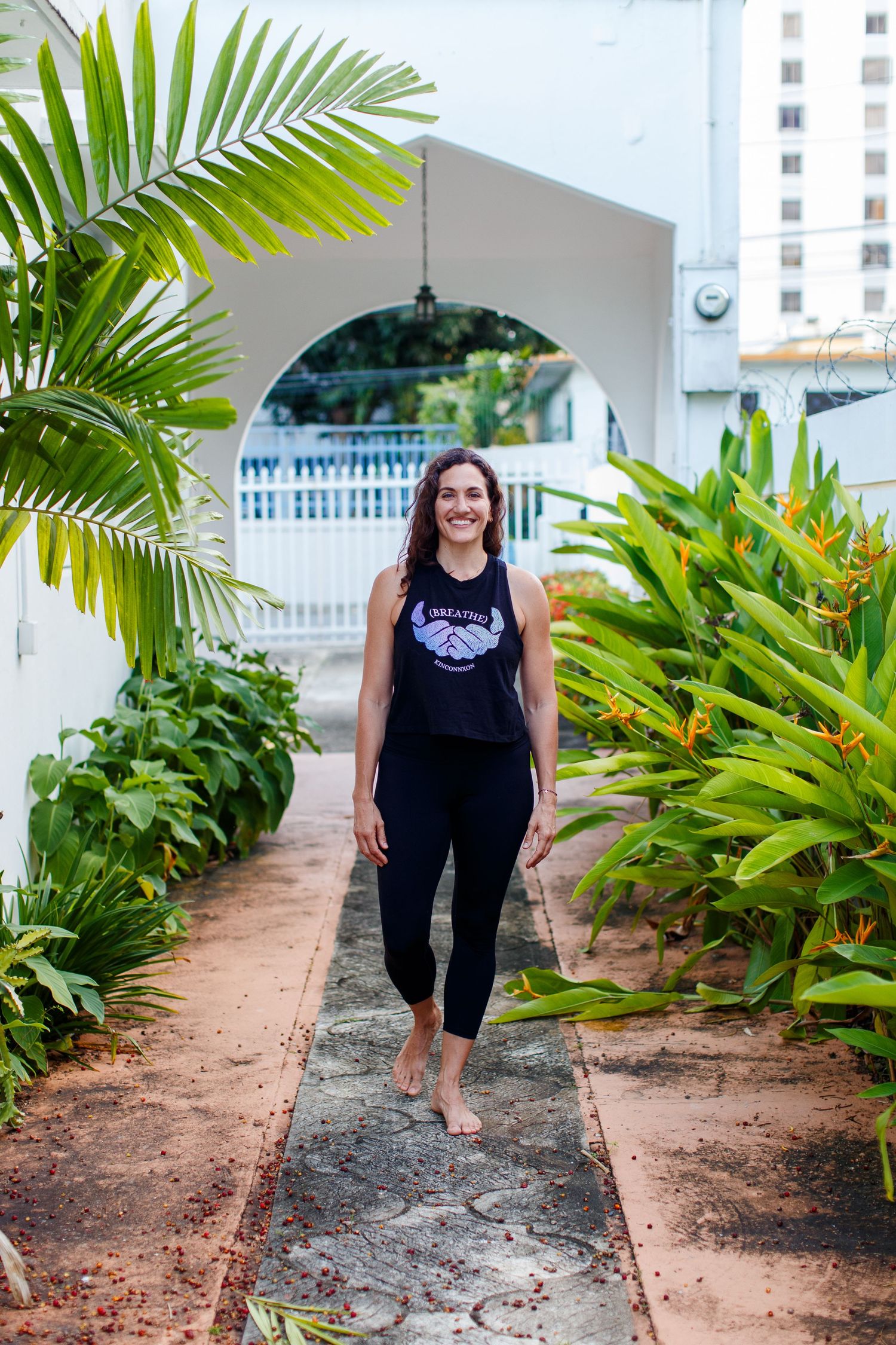 Portrait of a woman in San Juan, Puerto Rico.