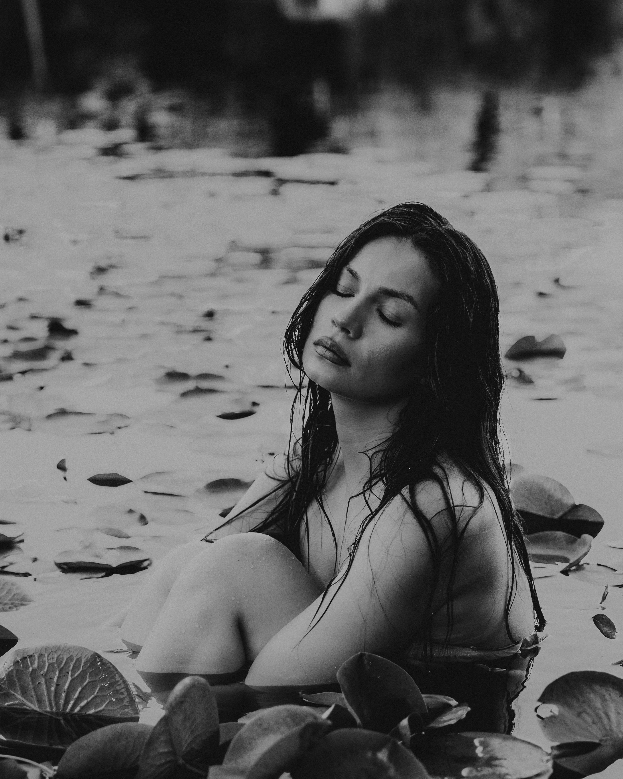 Individual posing outdoors during creative portrait session | personal photography