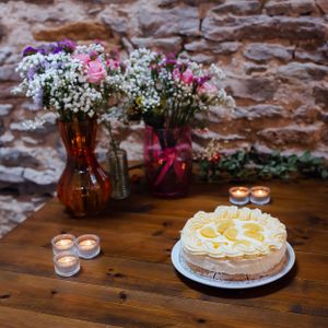 non-traditional wedding photographer in the Lake District - cake
