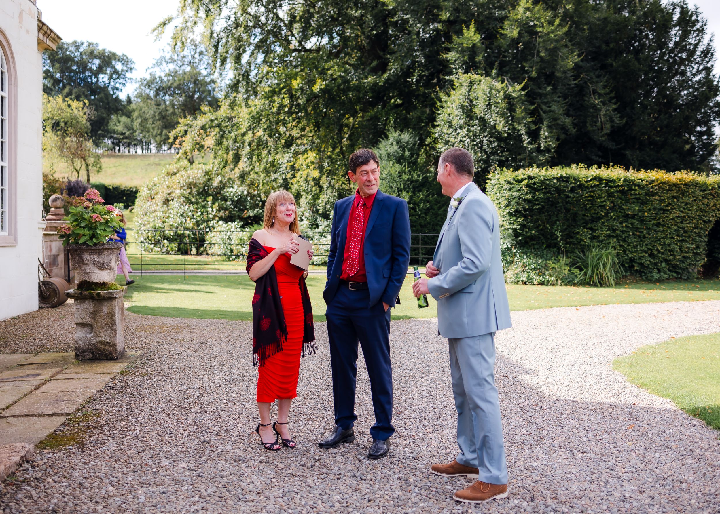 non-traditional wedding photographer in the Lake District - wedding party