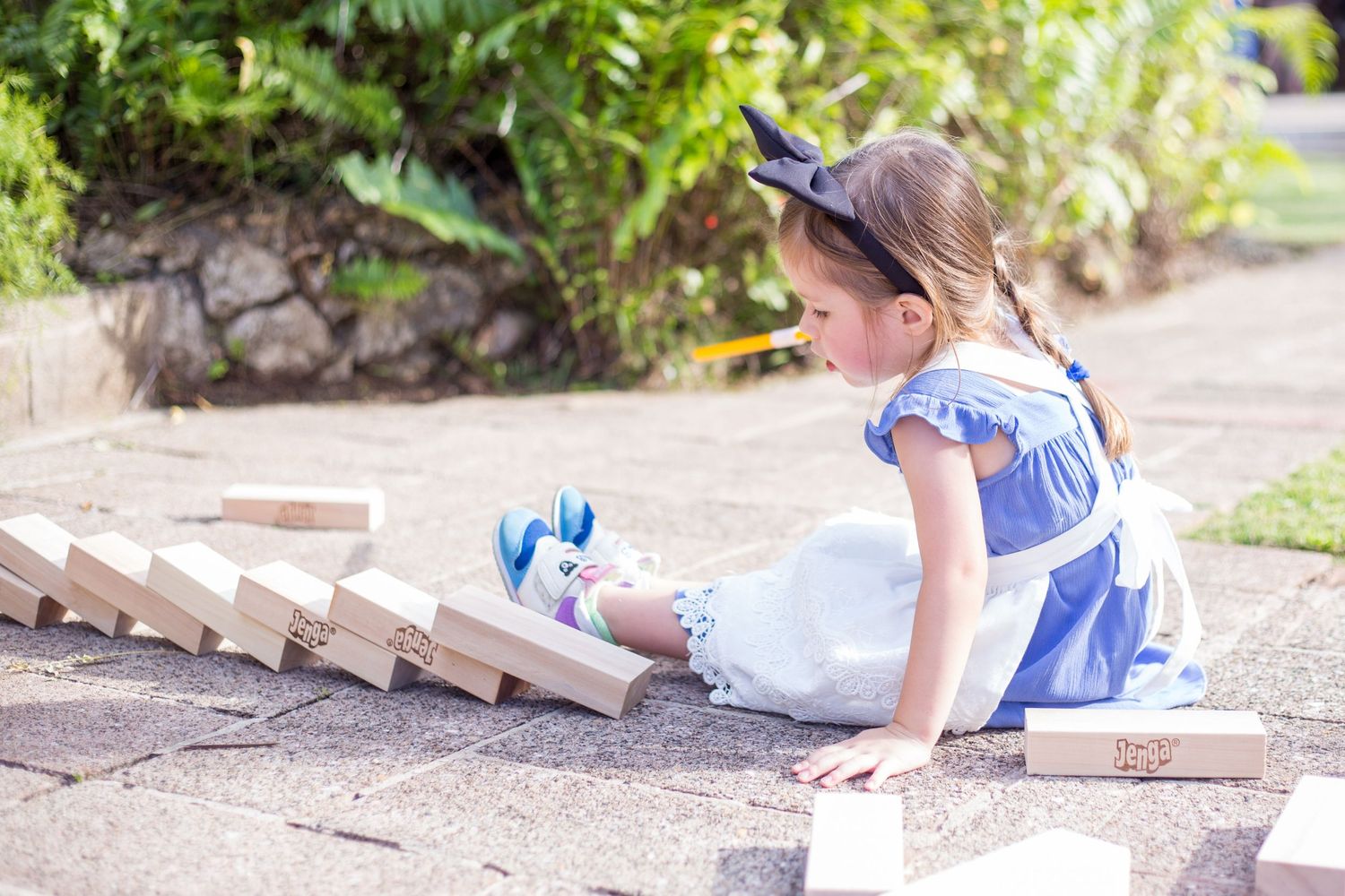 Girl playing. Kids birthday party in Guaynabo, Puerto Rico.