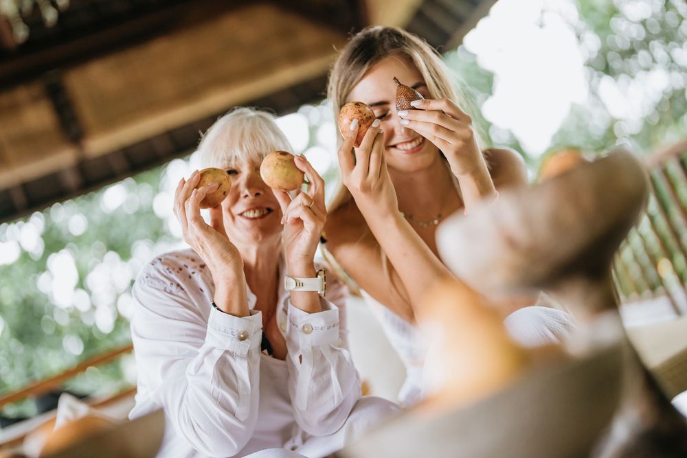 Family photography services at Komaneka Bisma Bali capturing warm and joyful moments.