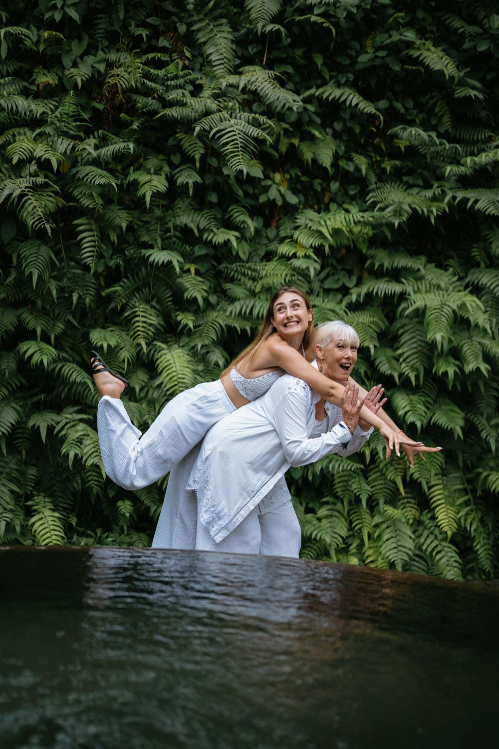 Family photography services at Komaneka Bisma Bali capturing warm and joyful moments.