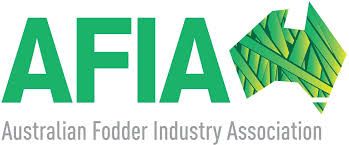 Green AFIA logo with Australian map design for Australian Fodder Industry Association.