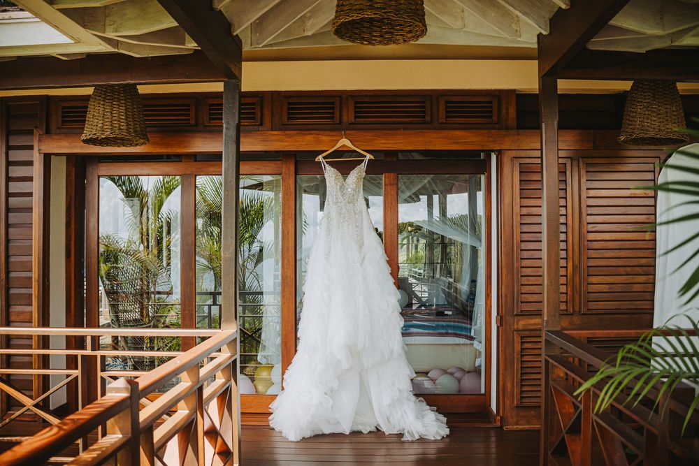 St Lucian photographers captures destination wedding ceremony and Nikah ceremony at Villa Susanna, Marigot Bay, St Lucia