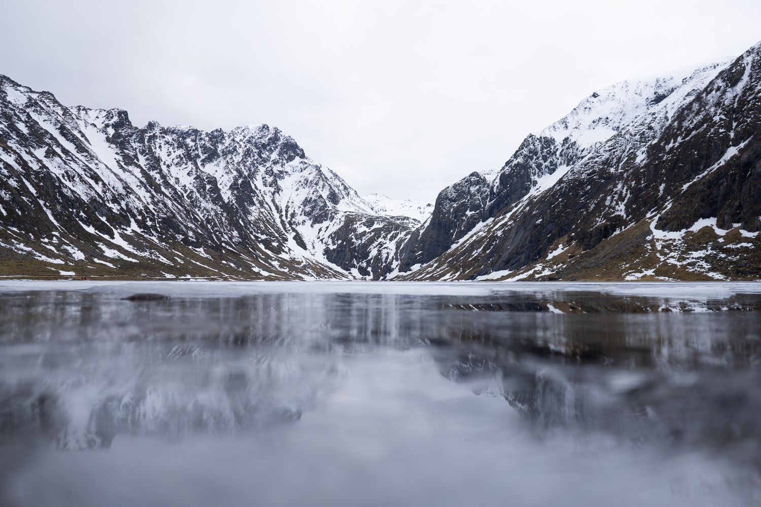 randonnée lac gelé eggum