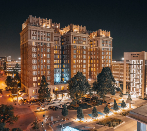 The Skirvin Hilton Hotel in Downtown Oklahoma City