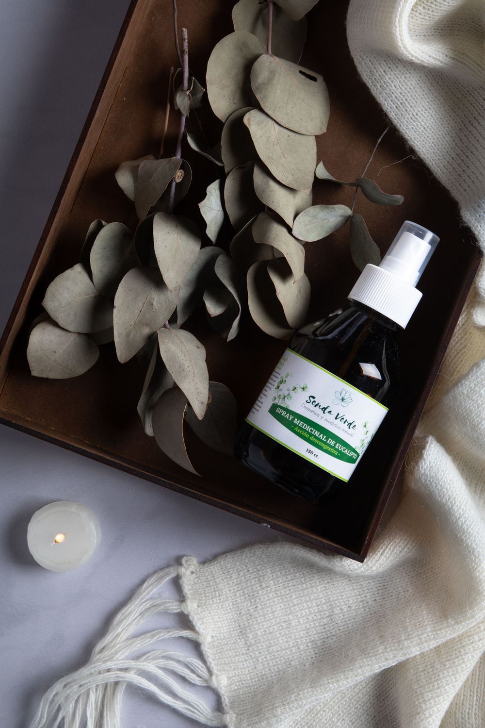 Spray de eucalipto Senda Verde Cosmética - Laura Ordoñez Fotografía