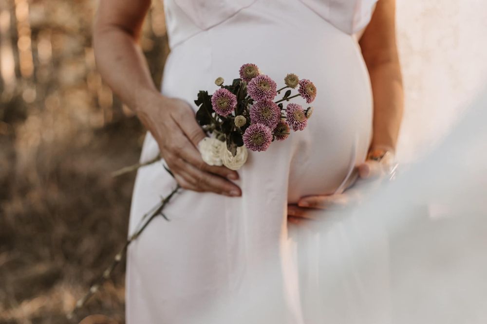 kismama a naplementében - családi fotózás 5